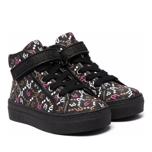 Alicia 132 Girls' Black Shoes