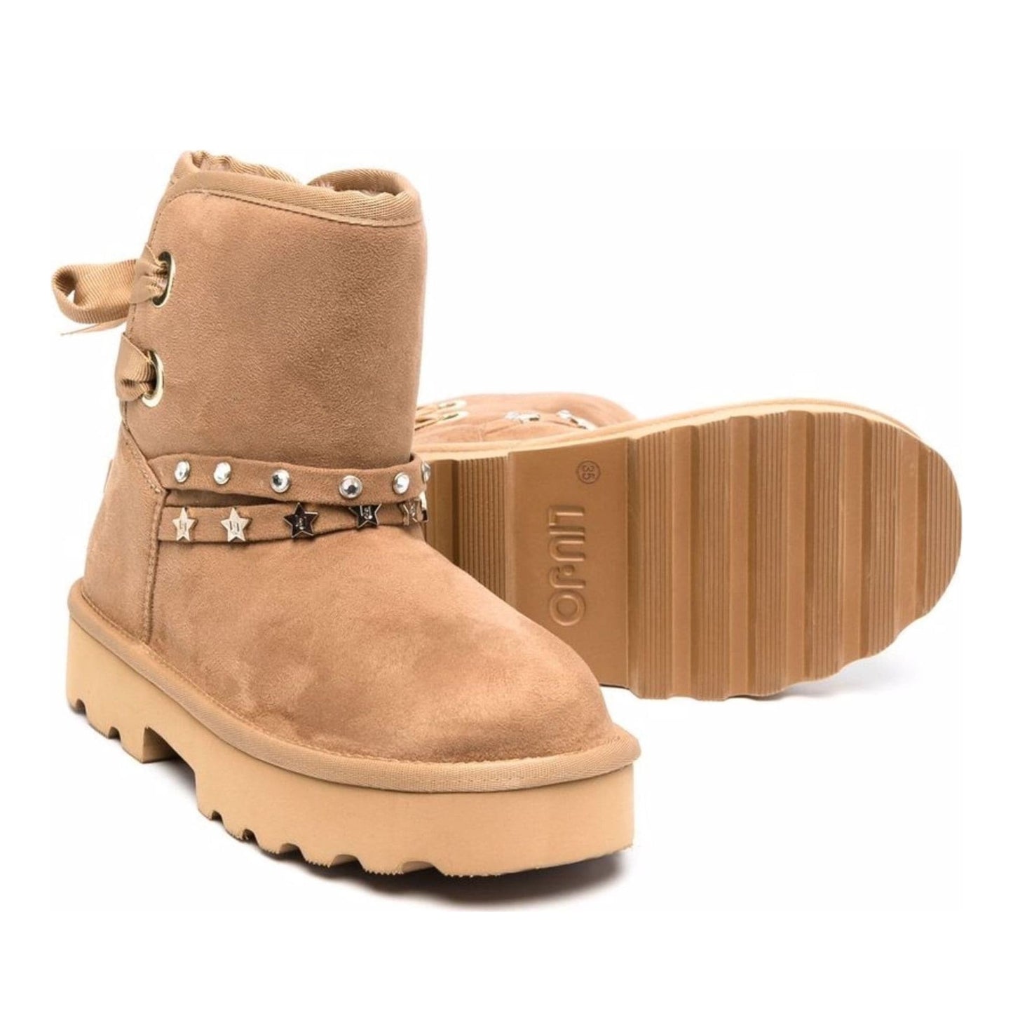 Nina 137 Girls' Brown Ankle Boots