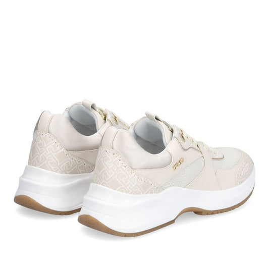 Lily 17 Women's Beige Athletic Sneakers