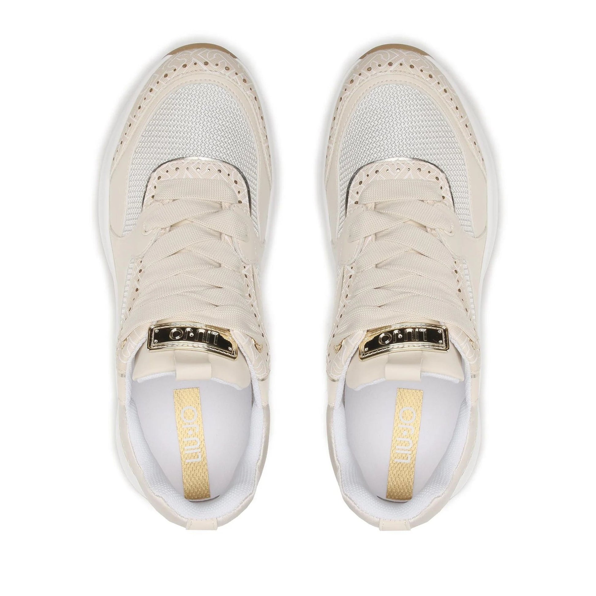 Lily 17 Women's Beige Athletic Sneakers