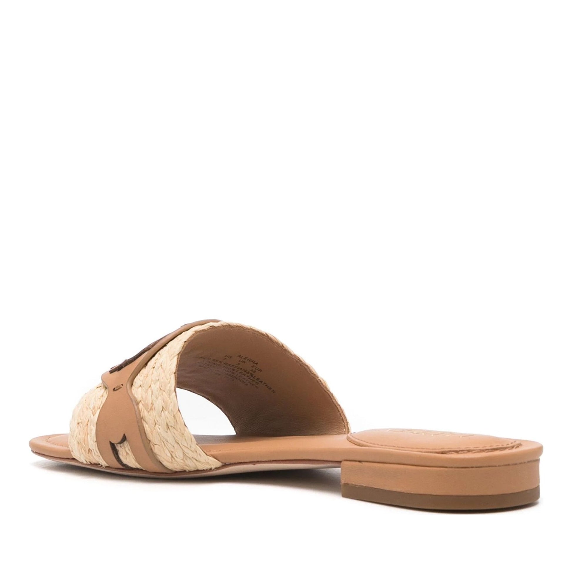 Alegra Women's Brown Open-Toe Slippers