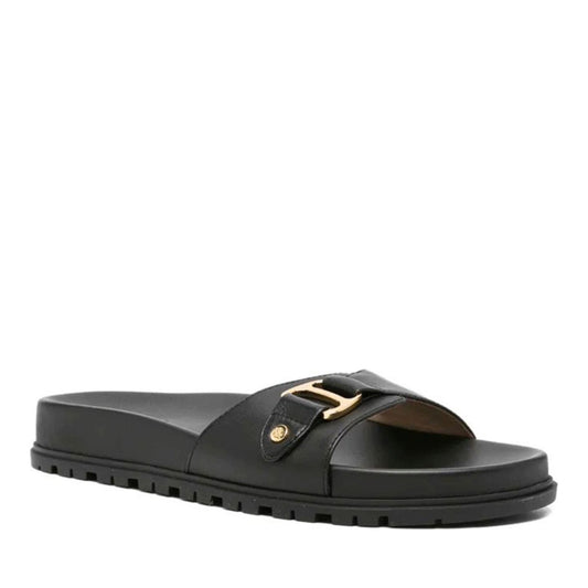 Tasha Women's Black Slides