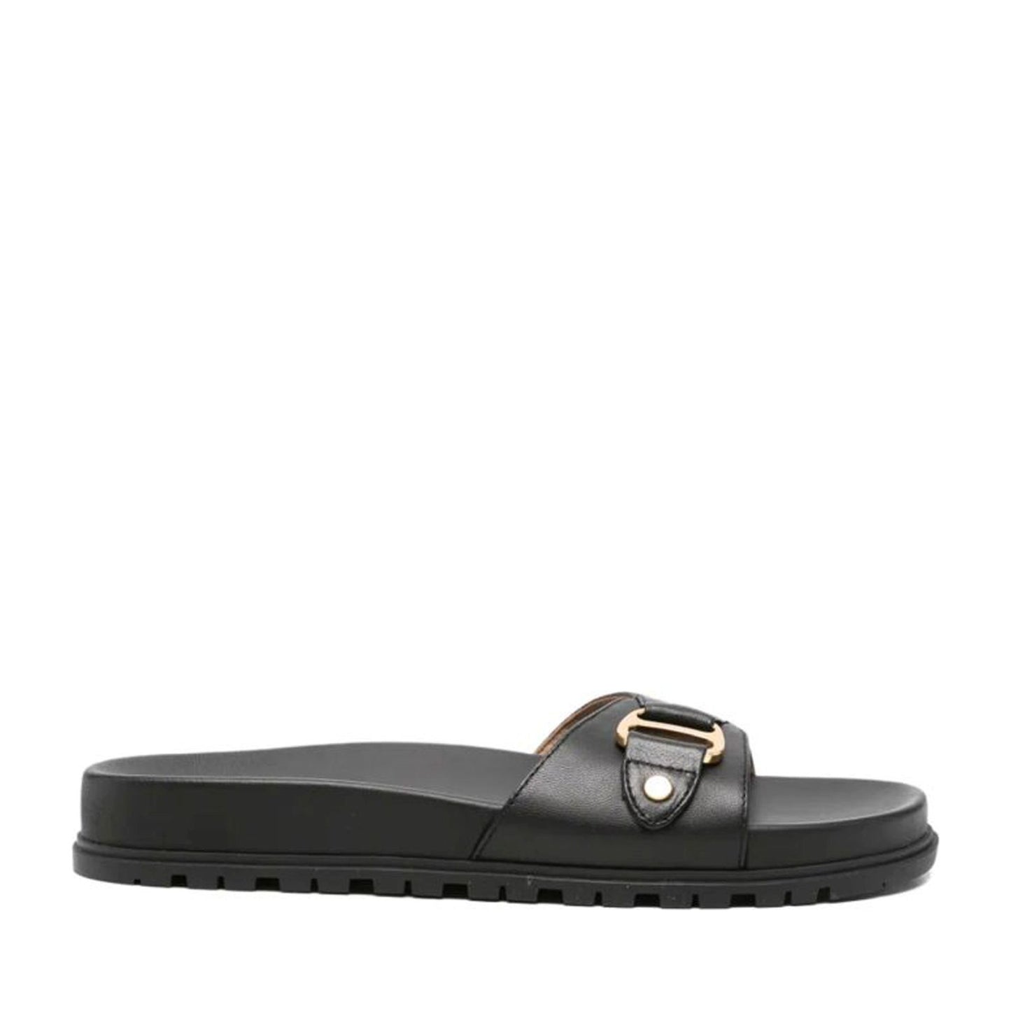 Tasha Women's Black Slides