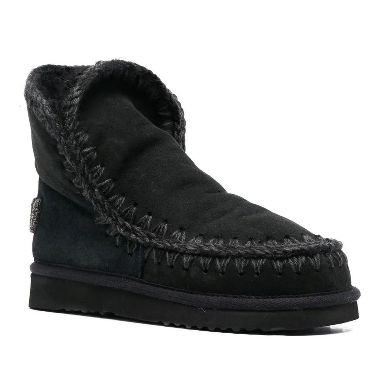 Eskimo 18 Women's Black Glitter Ankle Boots