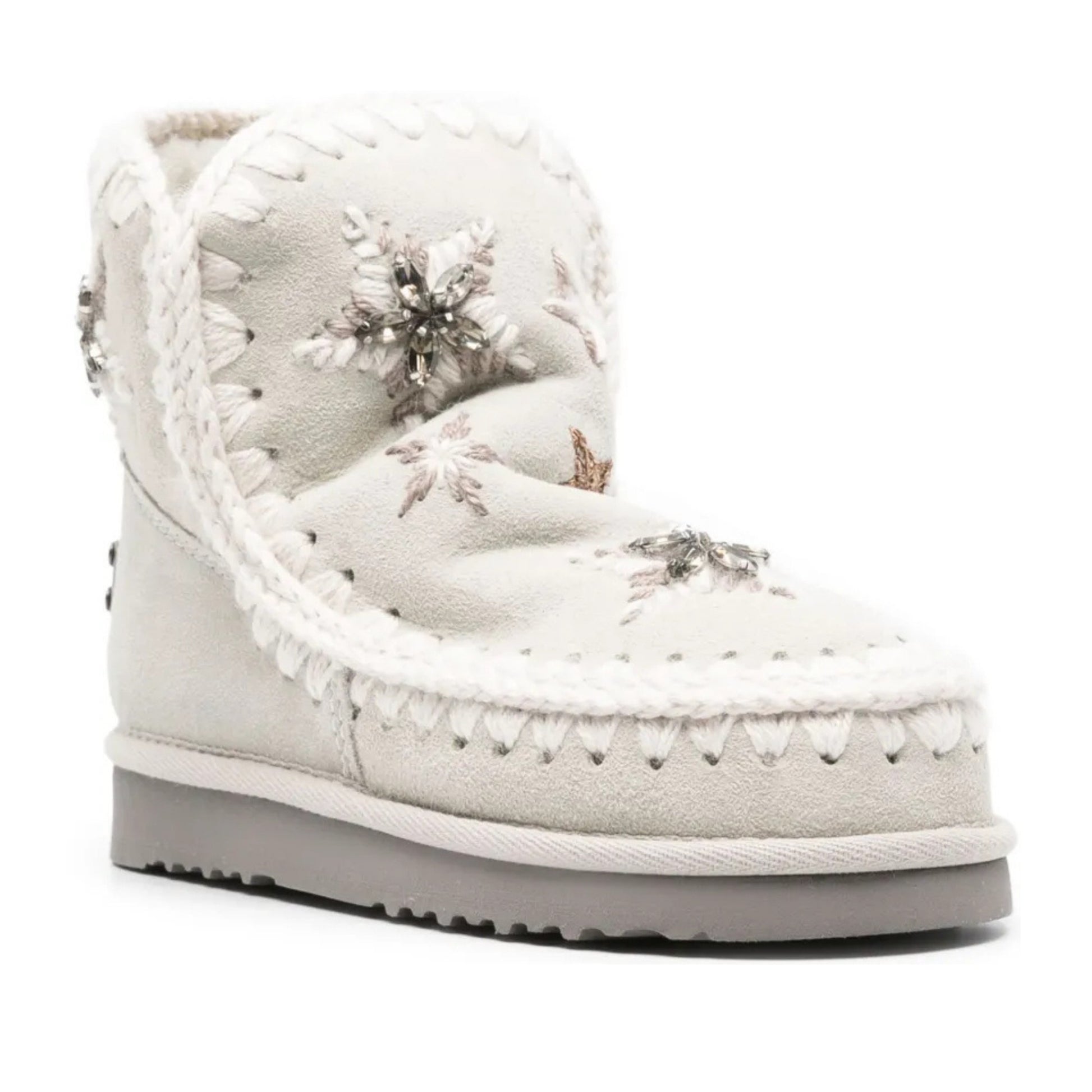 Eskimo Women's Silver Ankle Boots