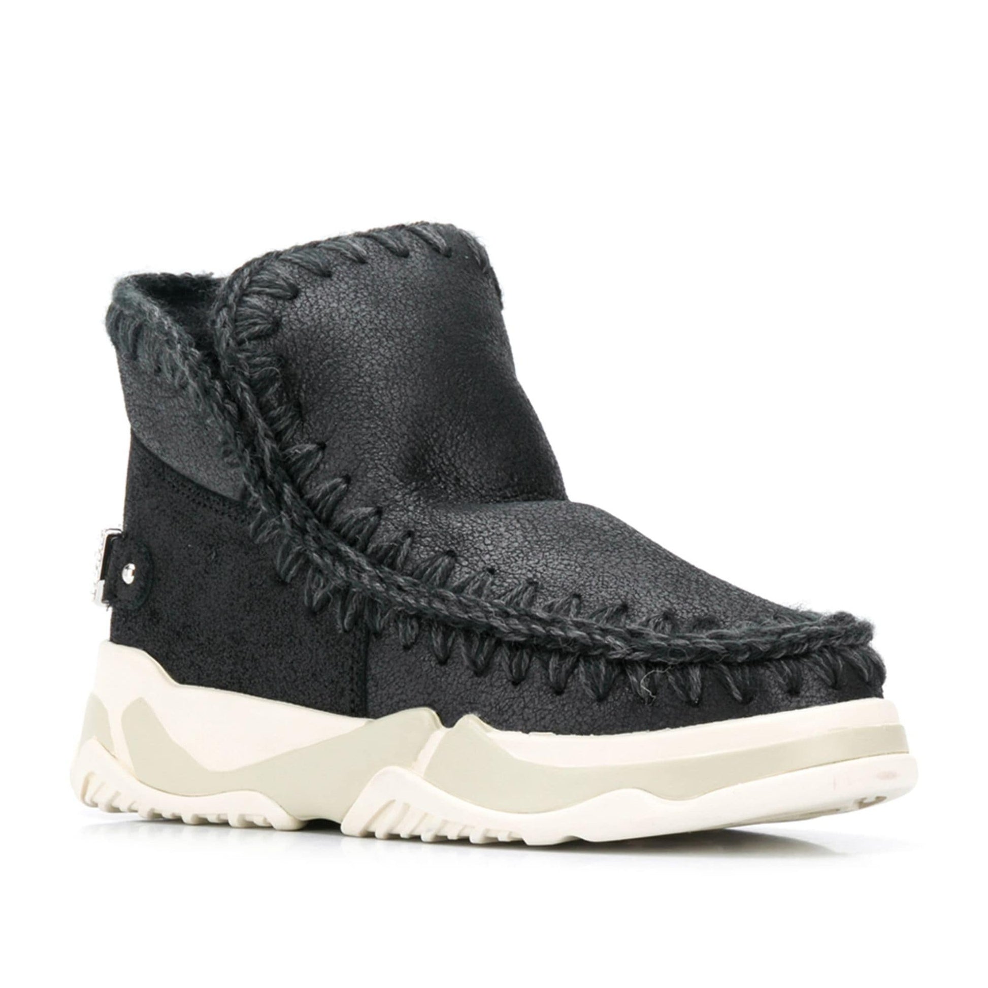 Eskimo Trainer Women's Black Ankle Boots