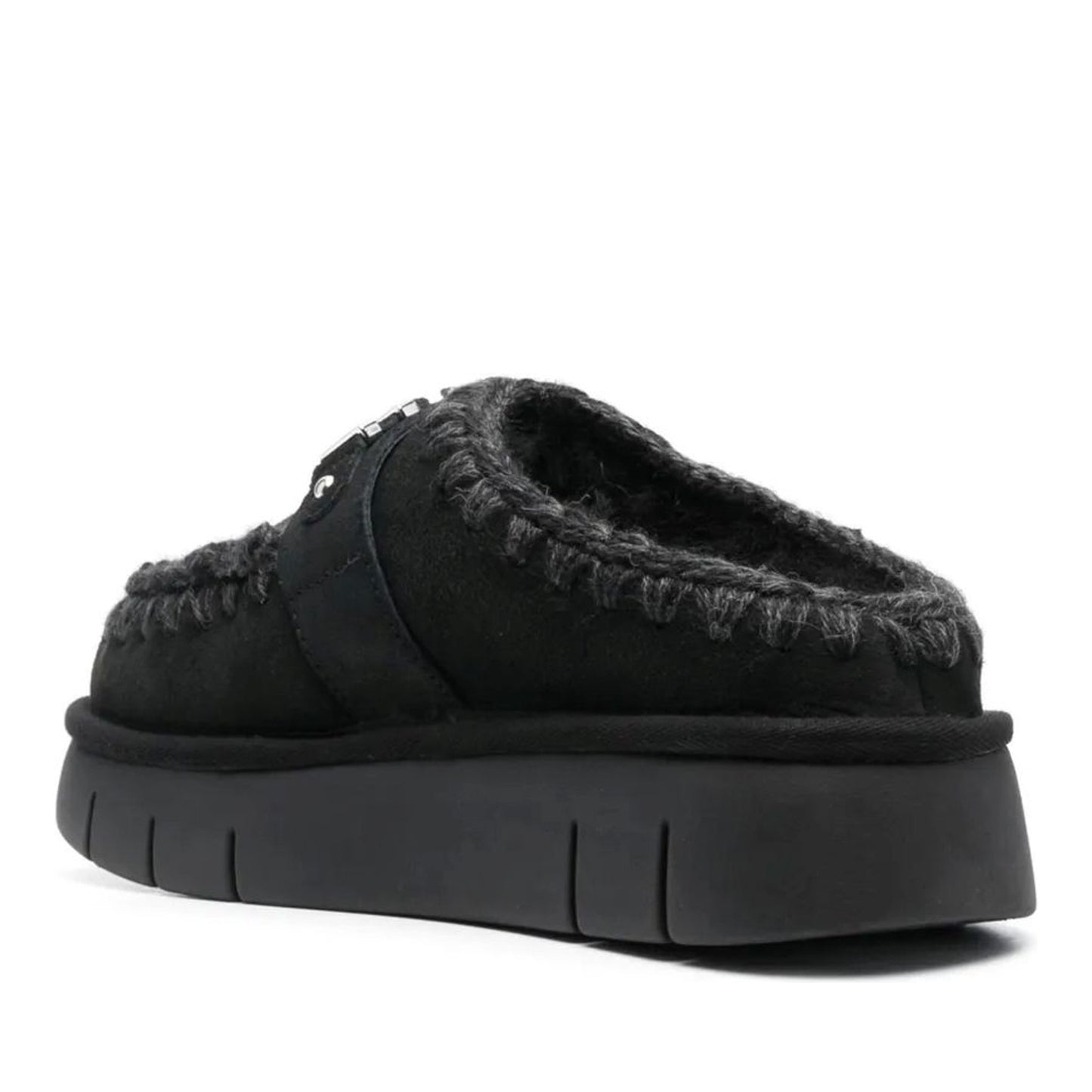 Bounce Women's Black Mule Slippers