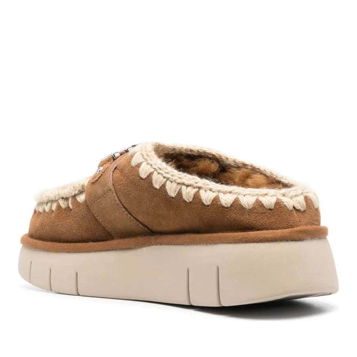 bounce clog metal logo mules