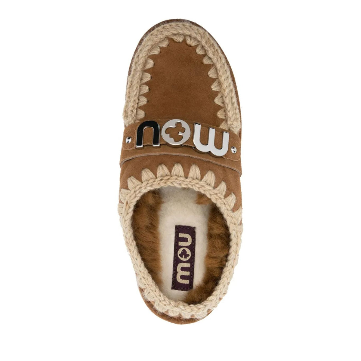 bounce clog metal logo mules
