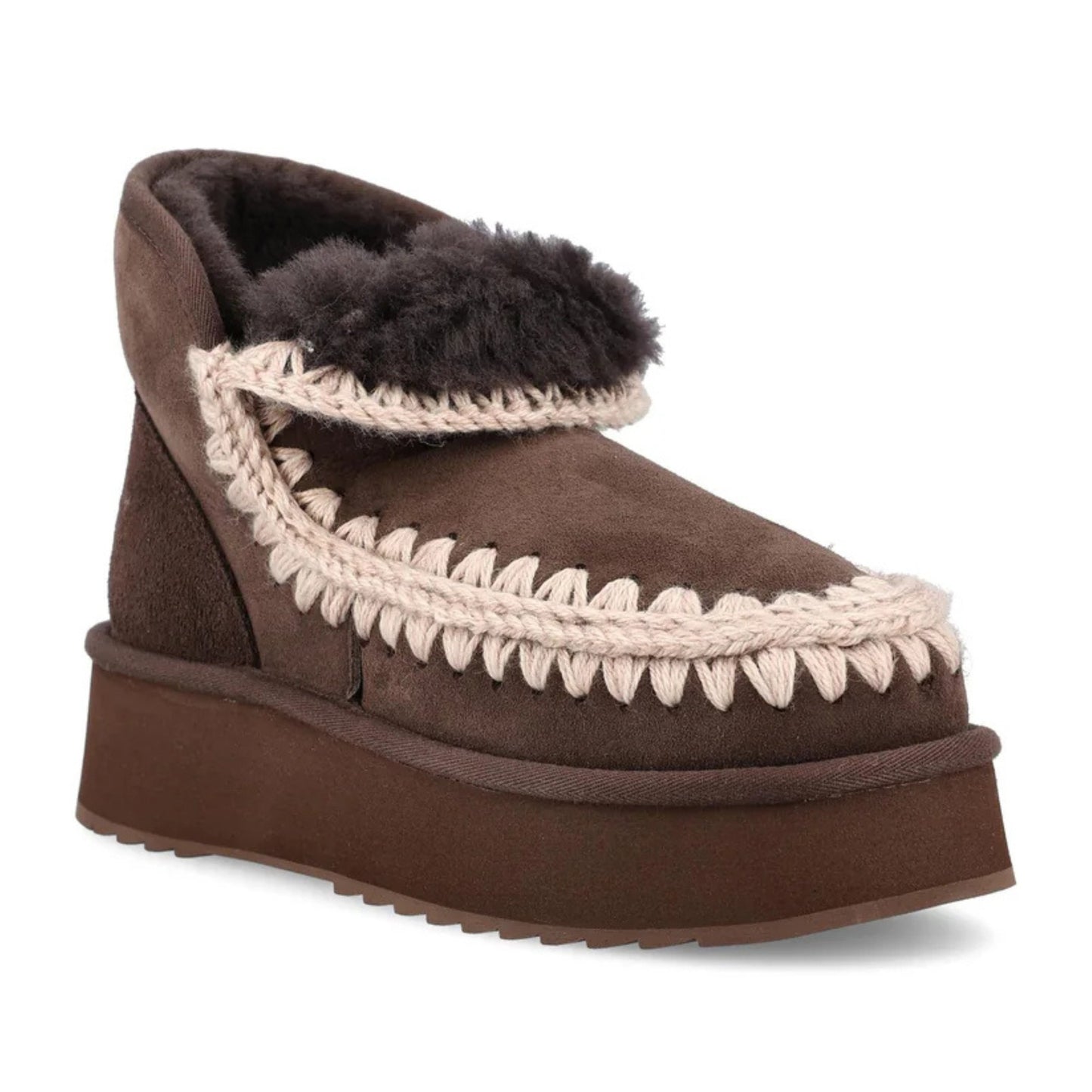 Eskimo Women's Brown Mini Ankle Boots