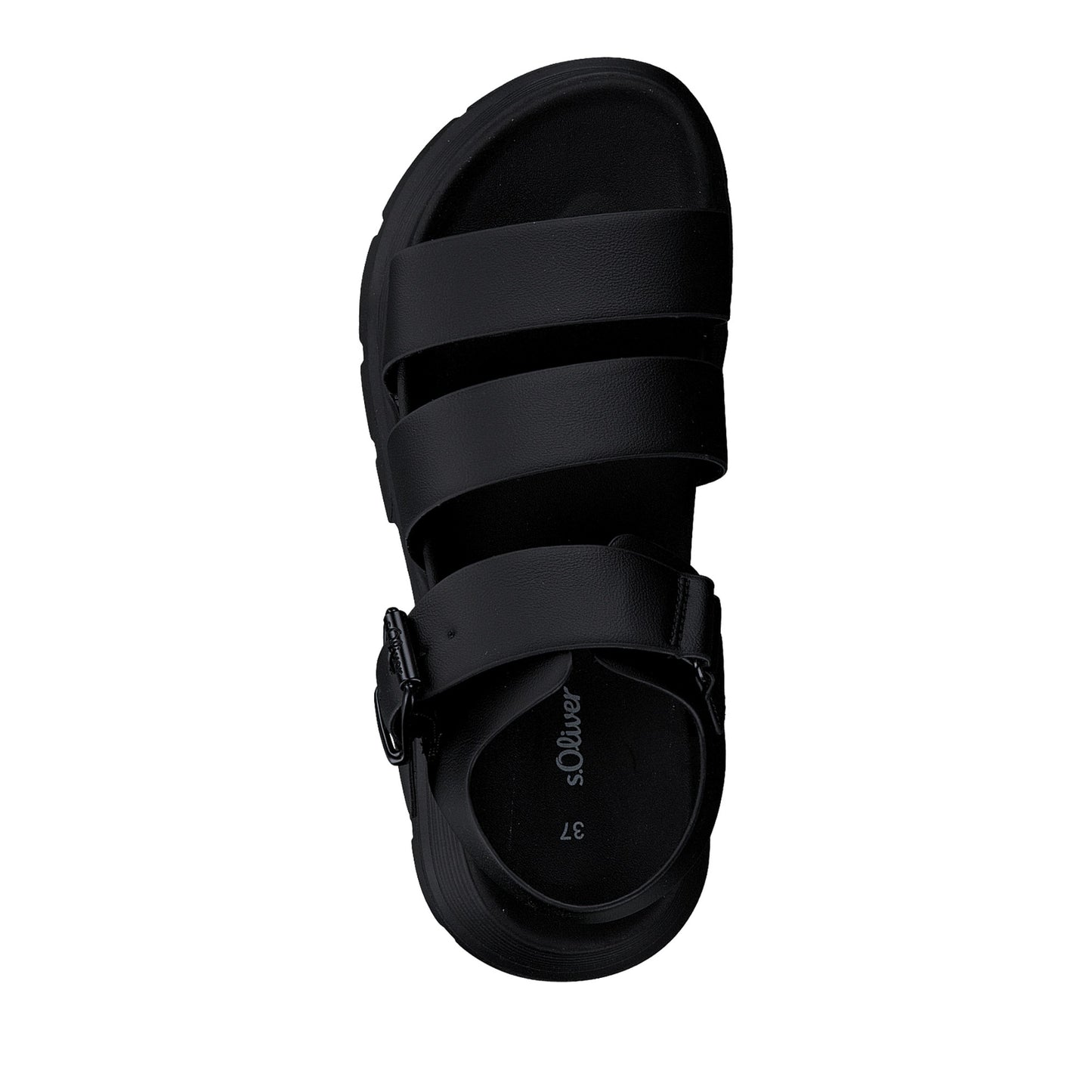 Women's Black Open-Toe Sandals