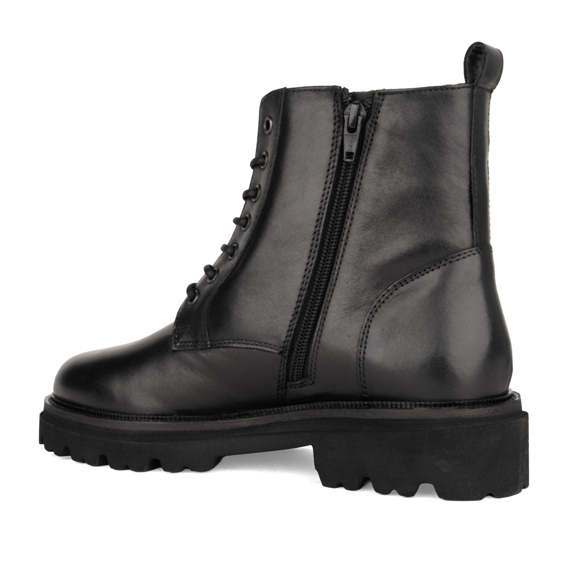 Women's Black Mat Ankle Boots