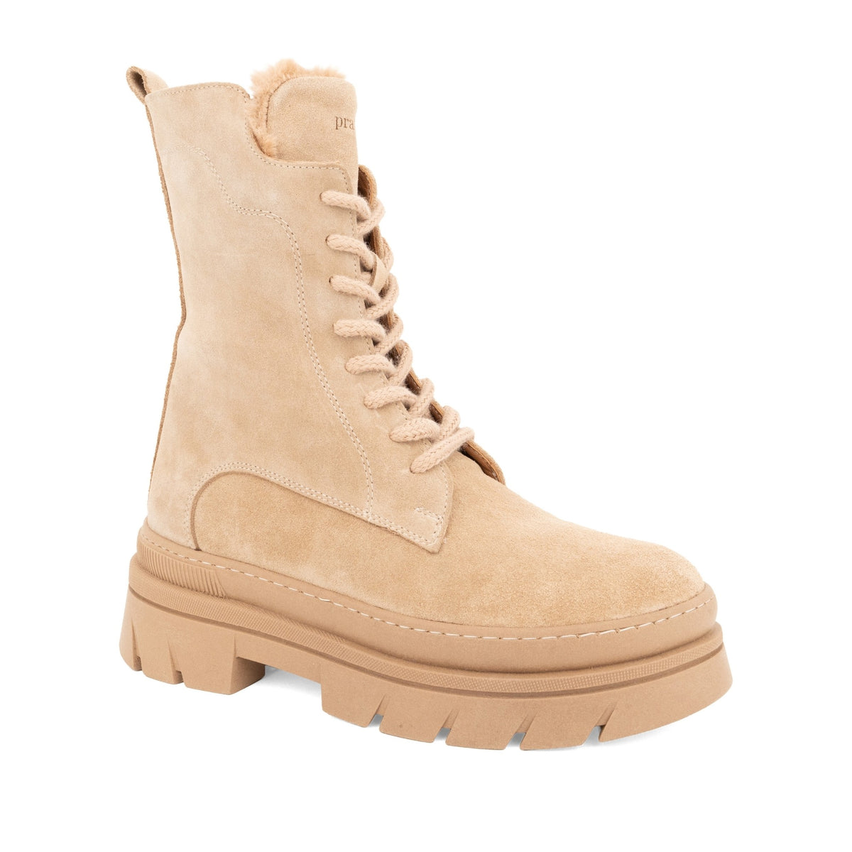 brown casual closed booties
