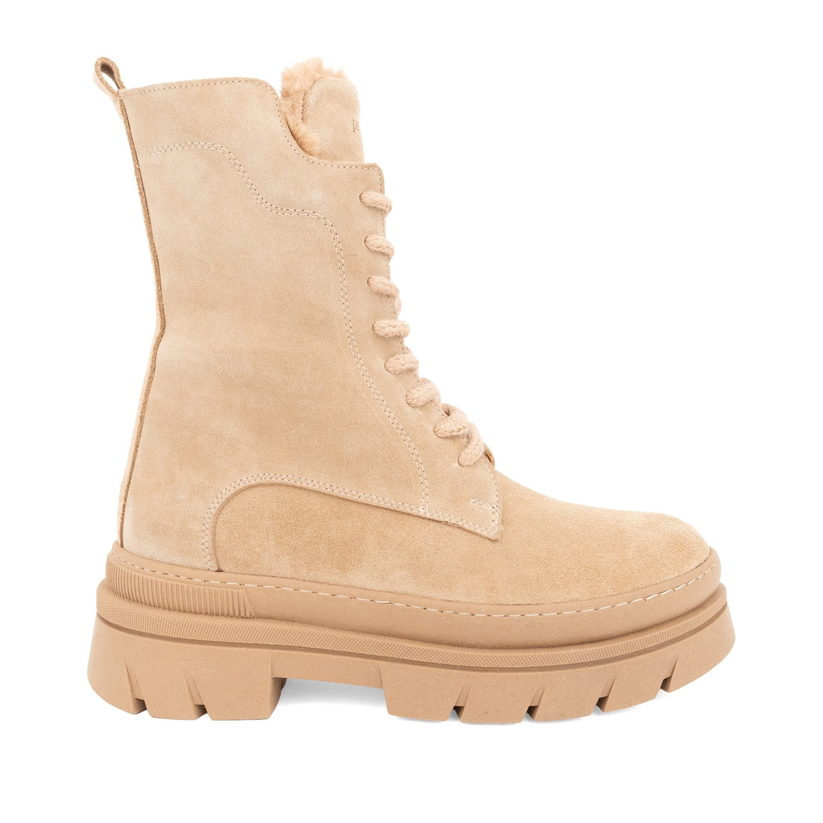 brown casual closed booties