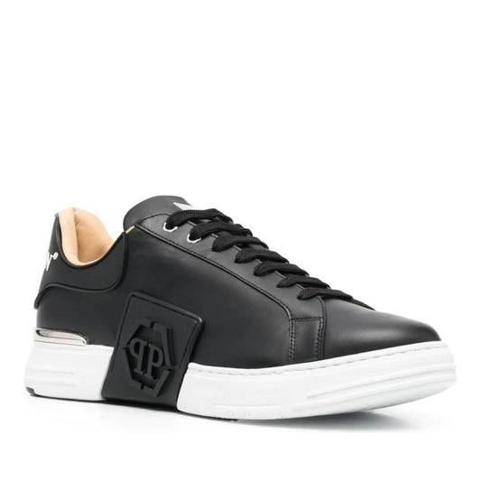 Phantom Men's Black Lo-top Athletic Sneakers