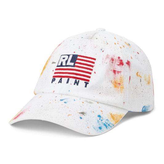 spray paint effect cotton cap