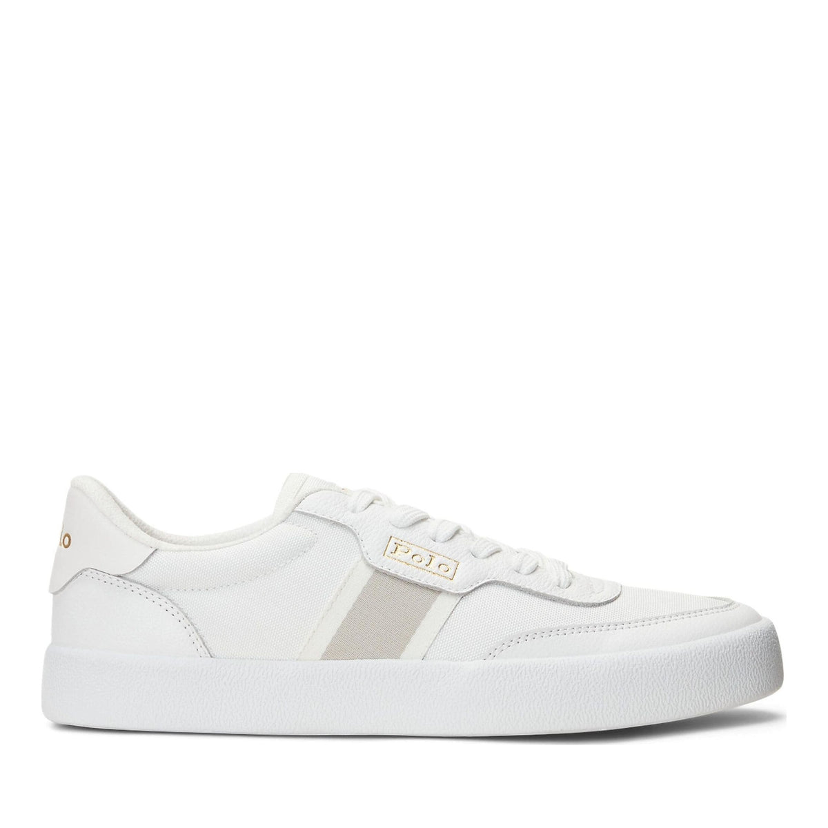 low top lace sneakers white