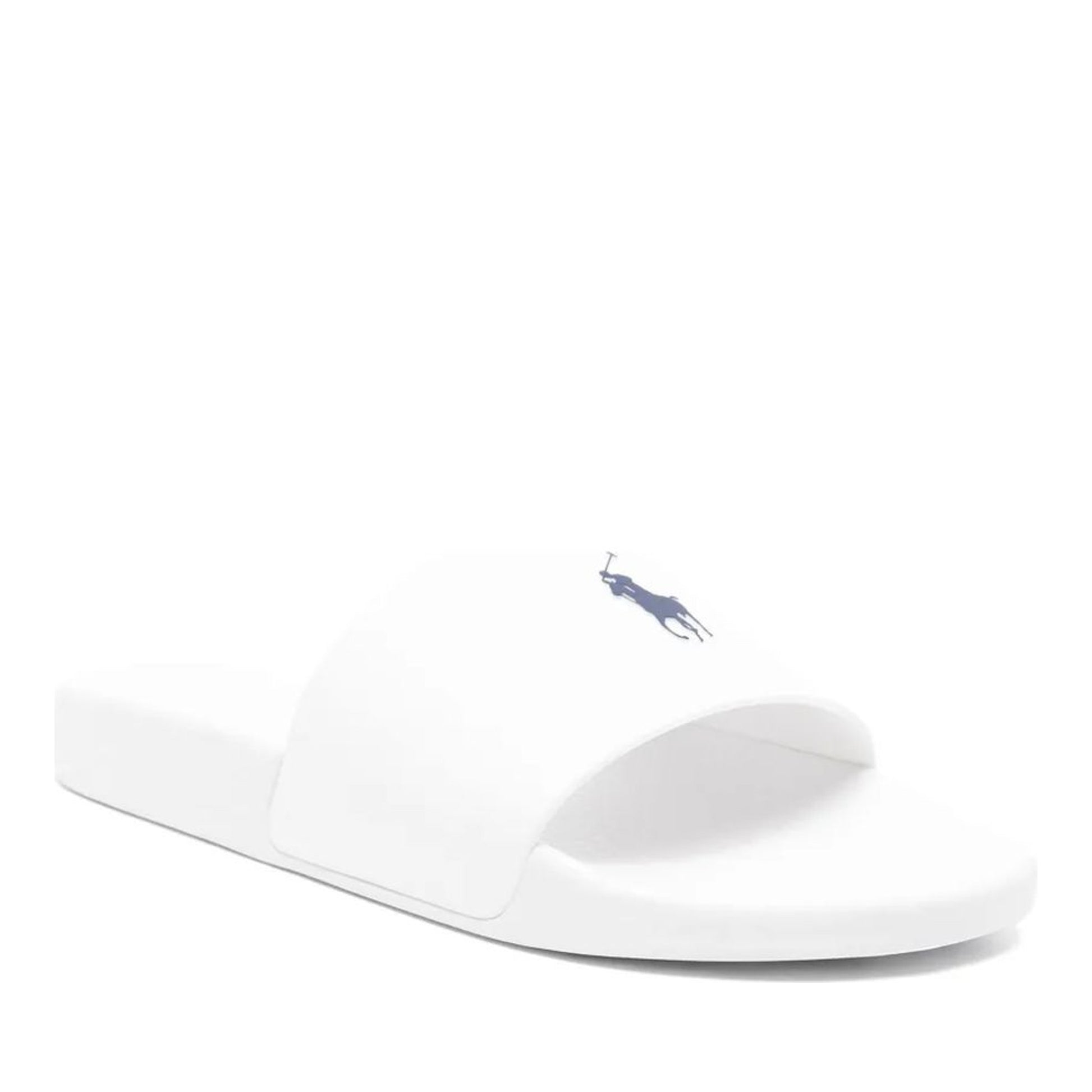Men's White Slides