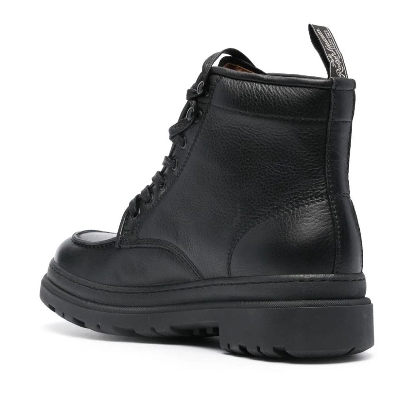 Men's Black Mid-cut Ankle Boots