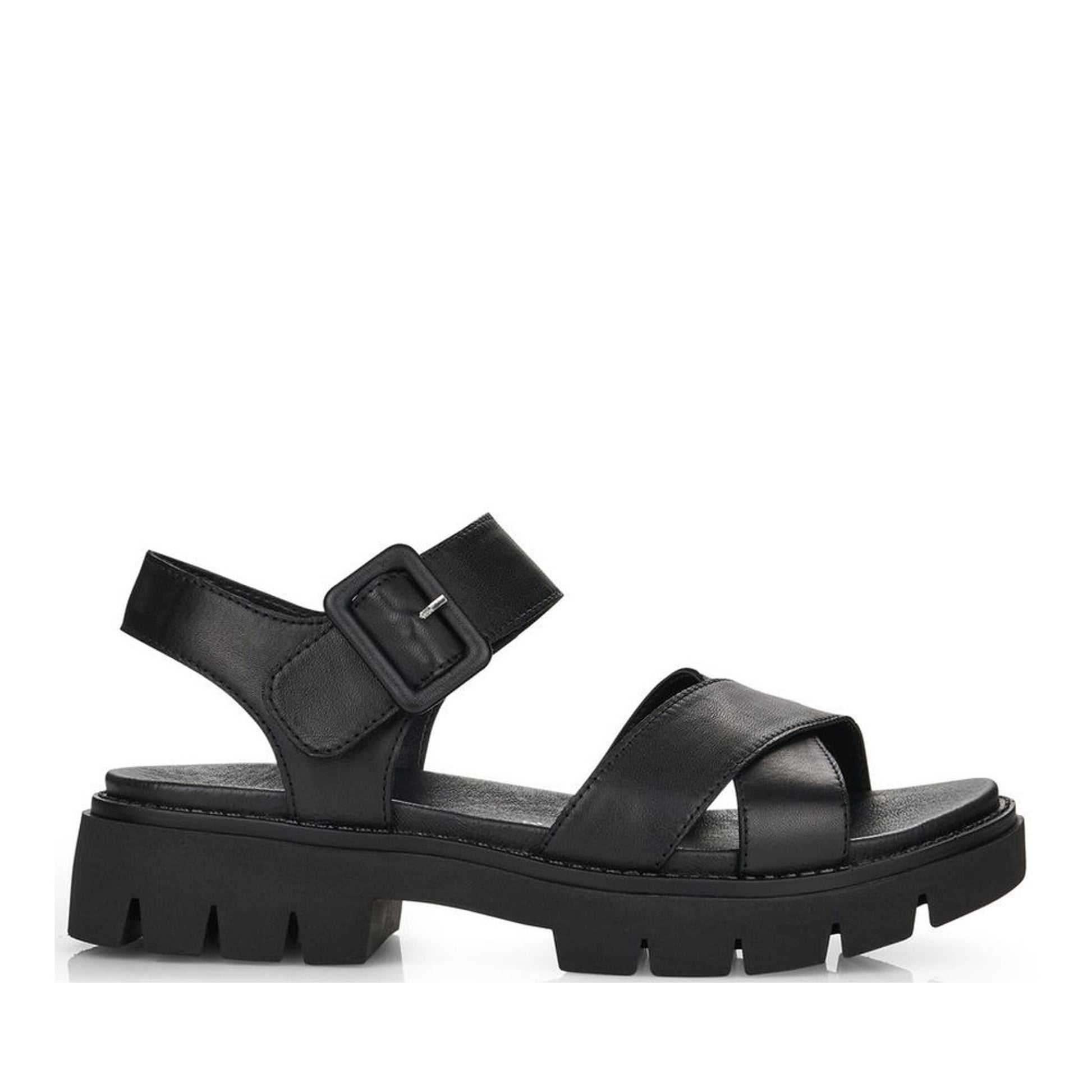 Women's Black Open-Toe Sandals