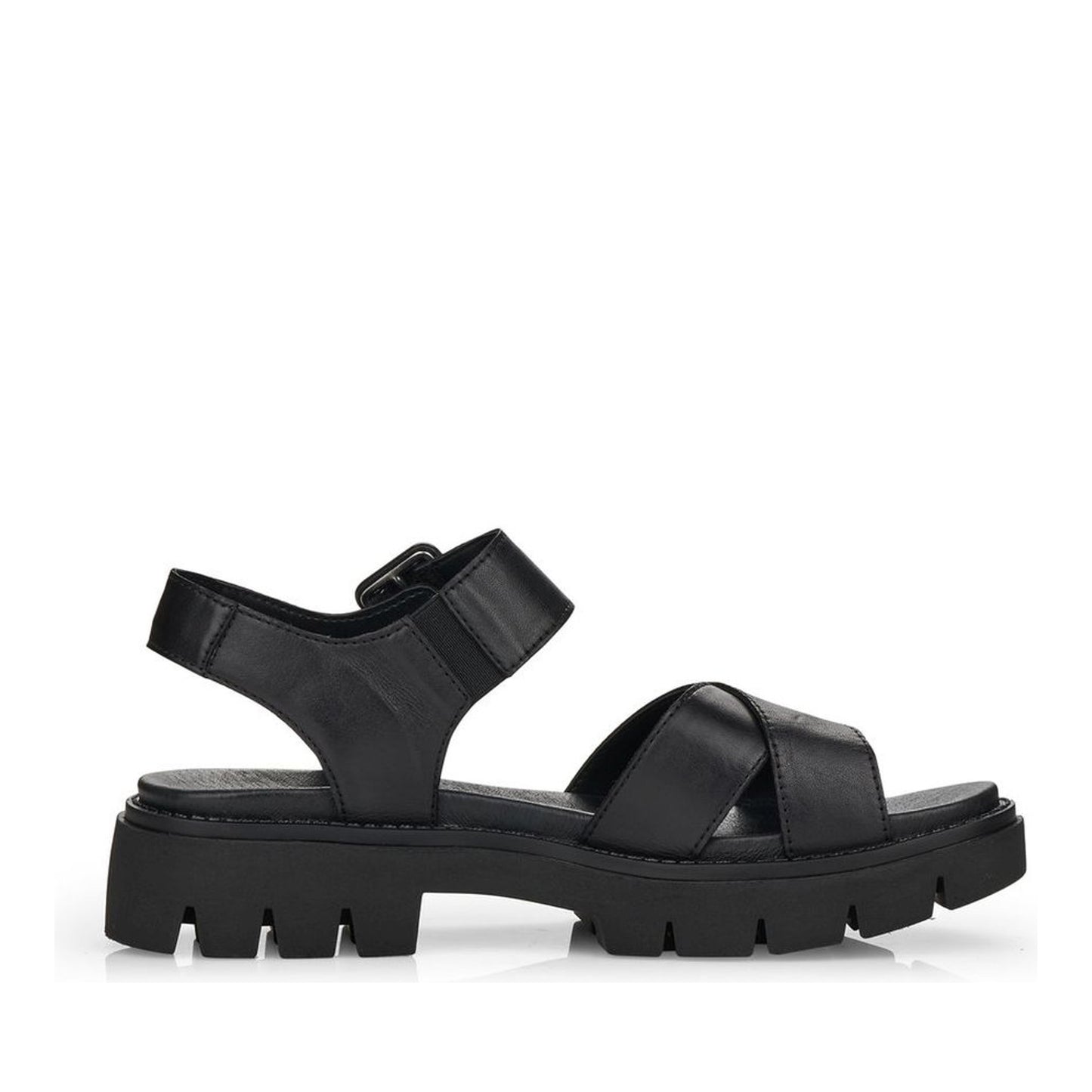 Women's Black Open-Toe Sandals