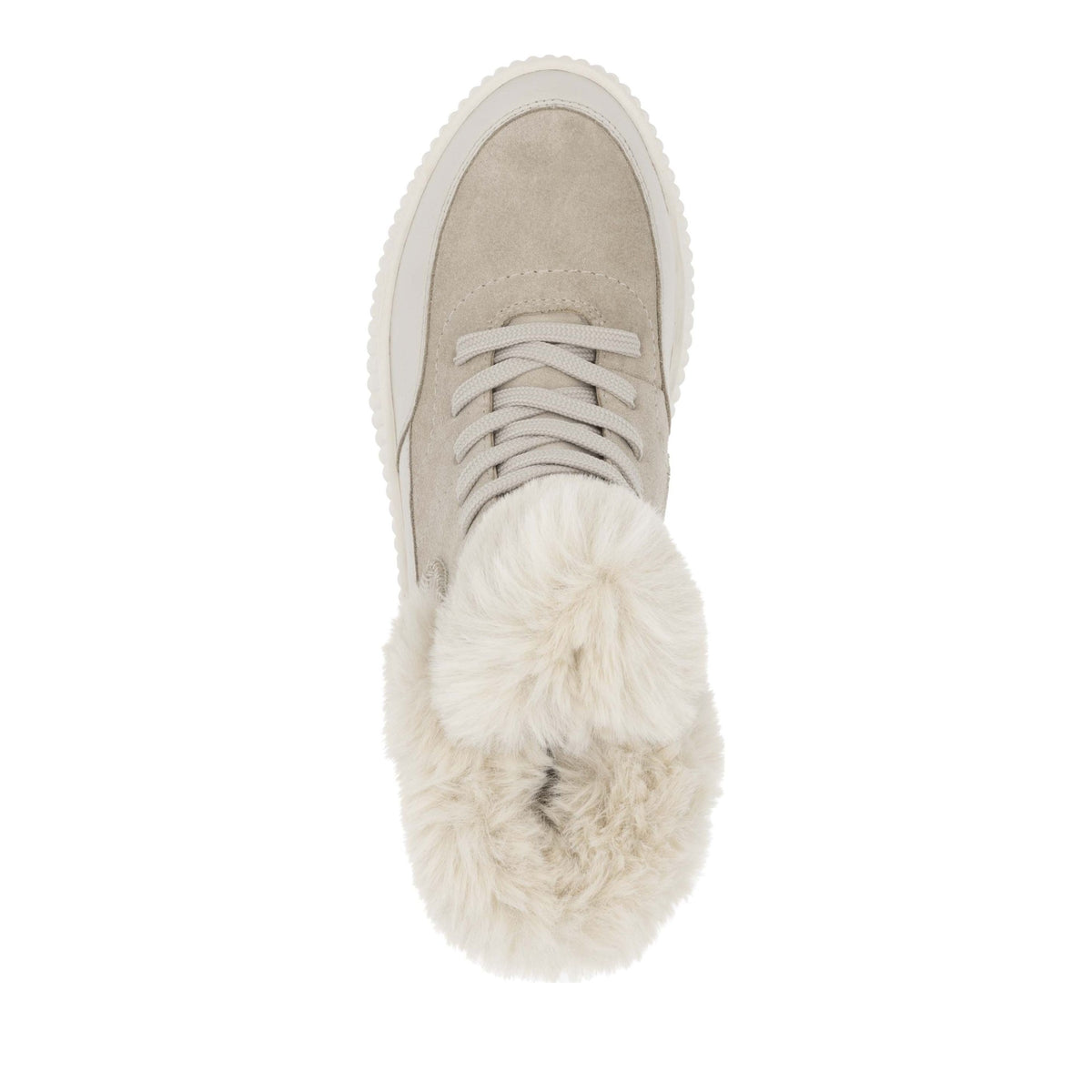 Women's Beige Mid Height Ankle Boots
