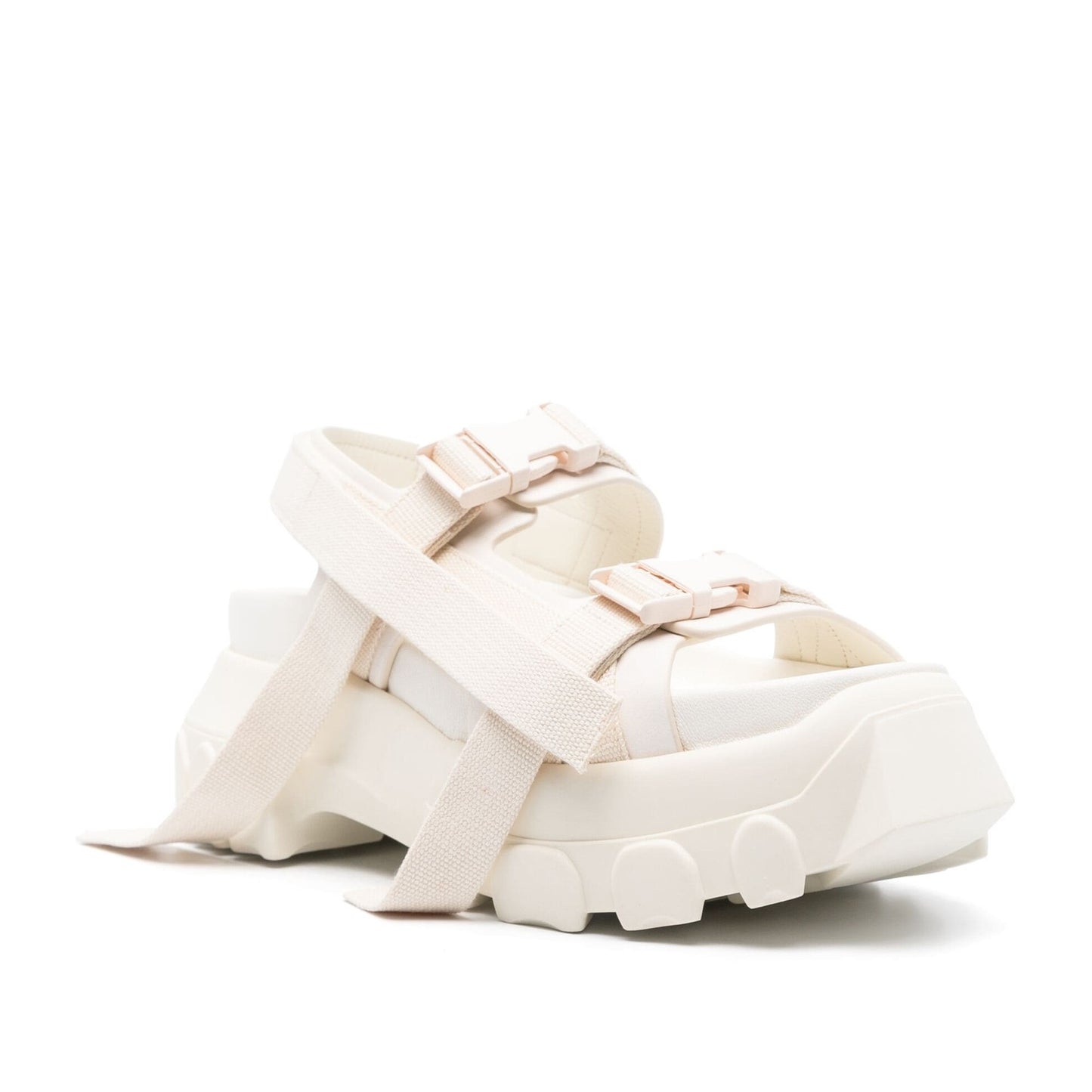 Tractor Women's White Open-Toe Sandals