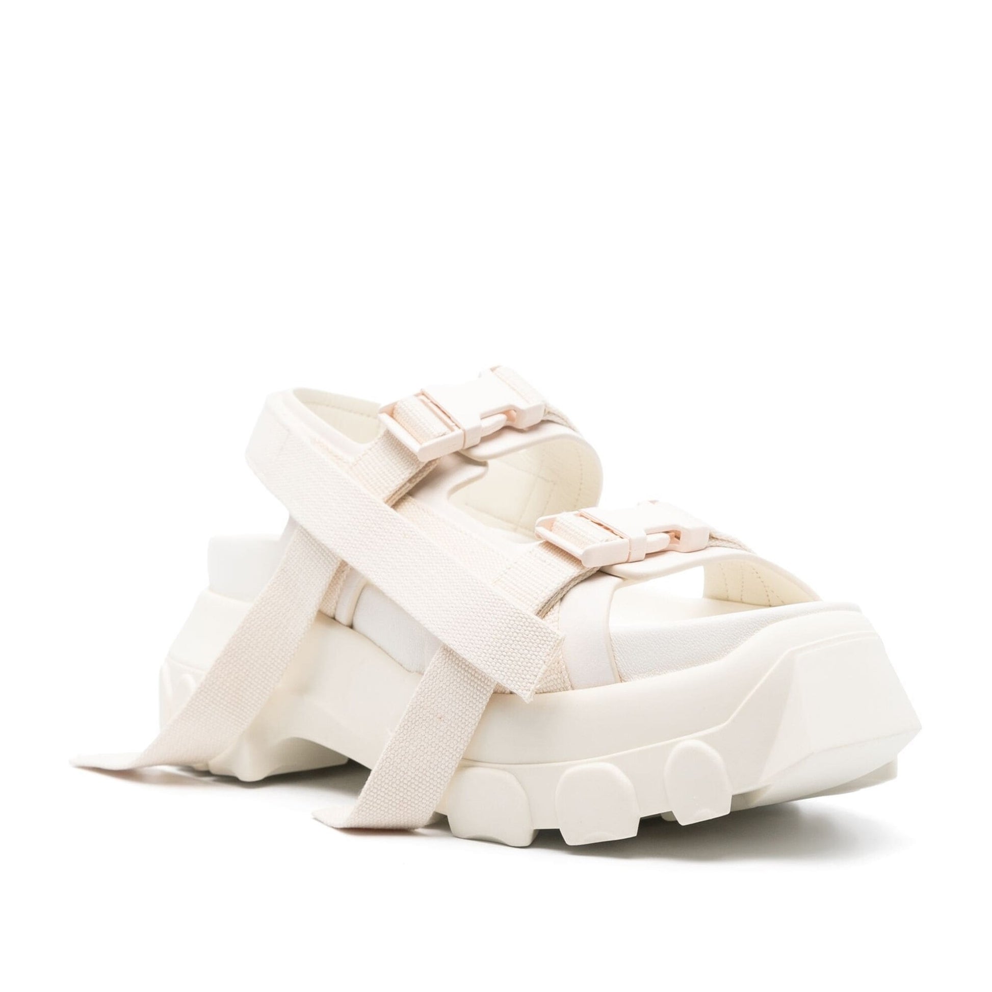 Tractor Women's White Open-Toe Sandals