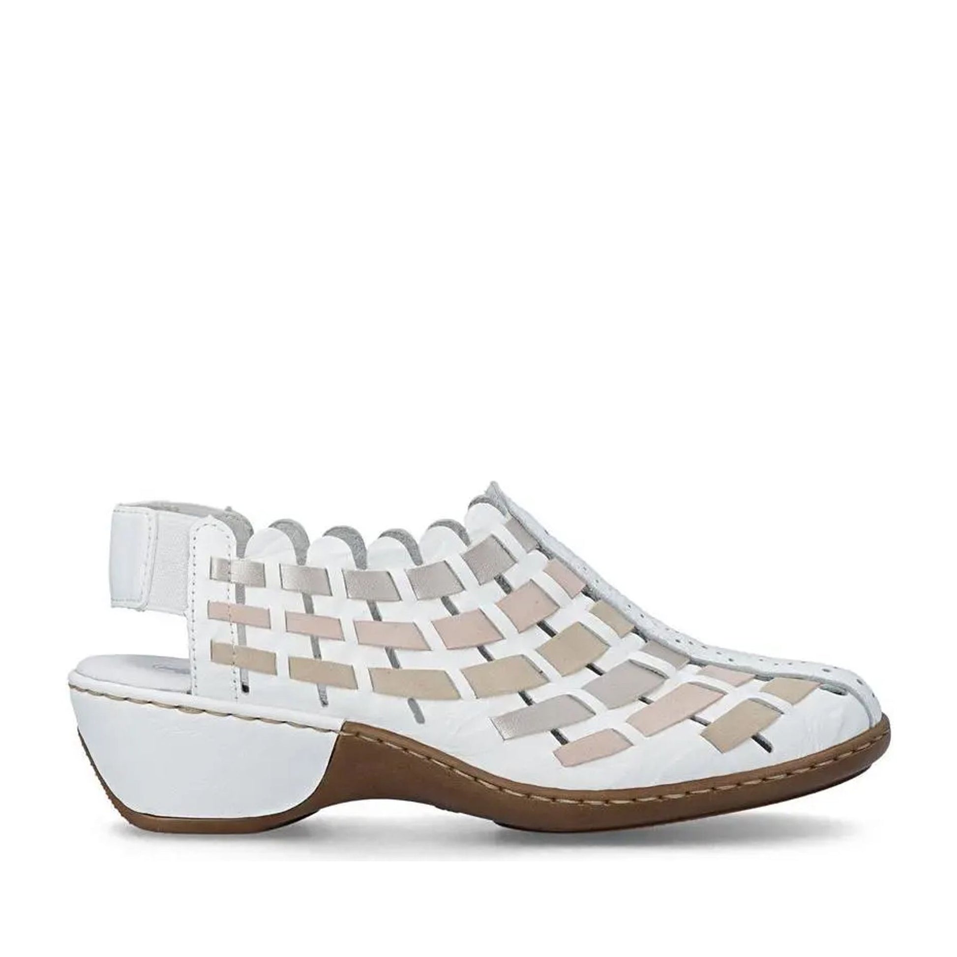 Women's White Dress Wedge Open-Toe Fashion Sneakers