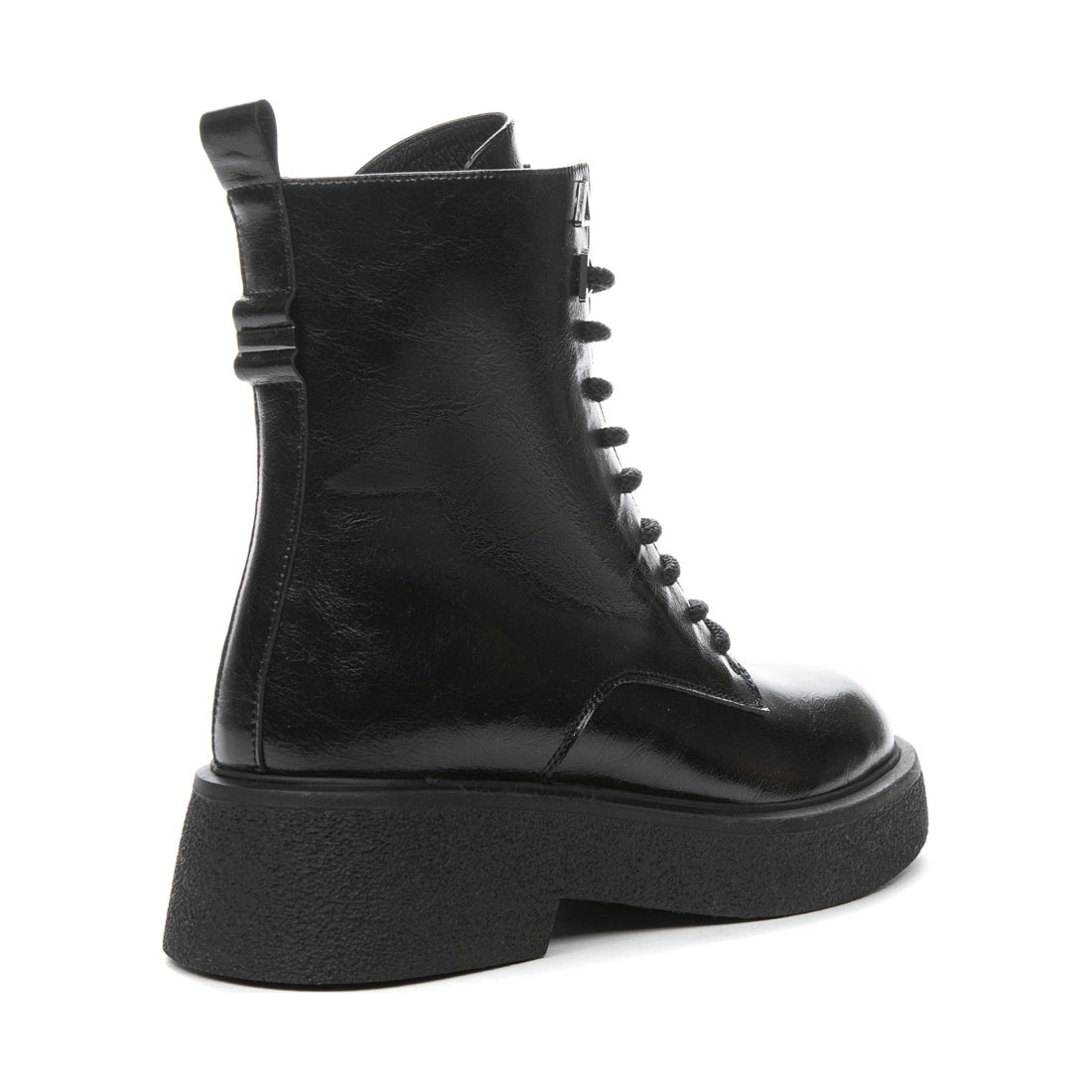 black casual closed booties