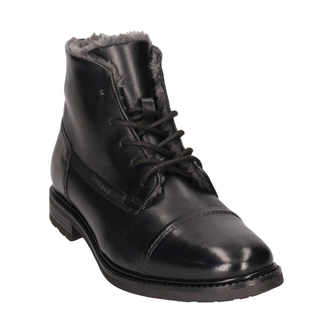 schwarz casual closed booties