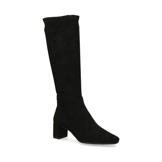 black casual closed boots