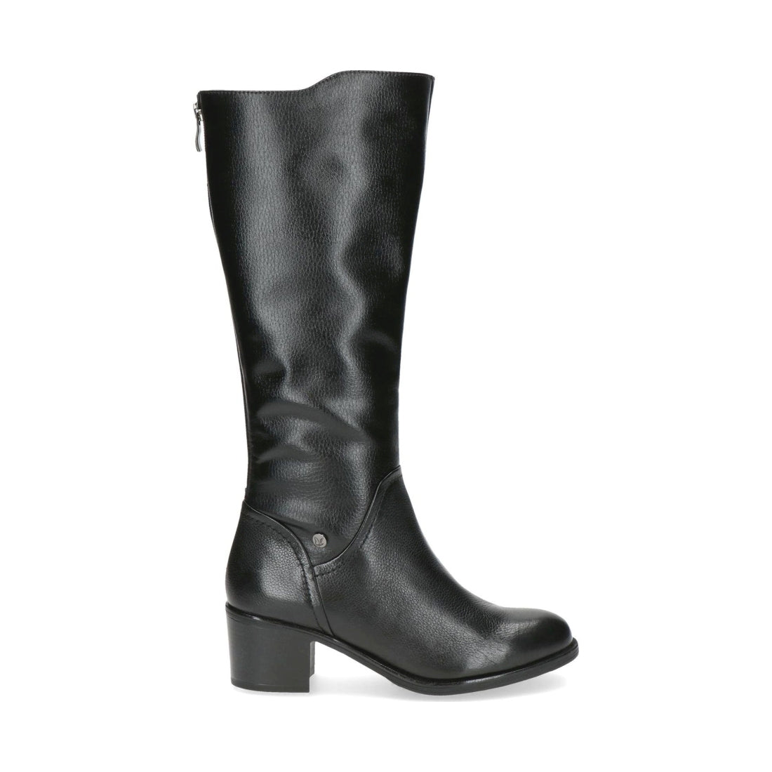 black casual closed boots