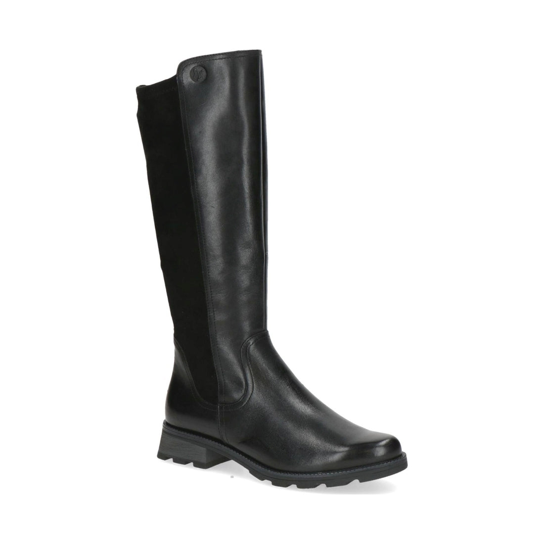 black casual closed boots