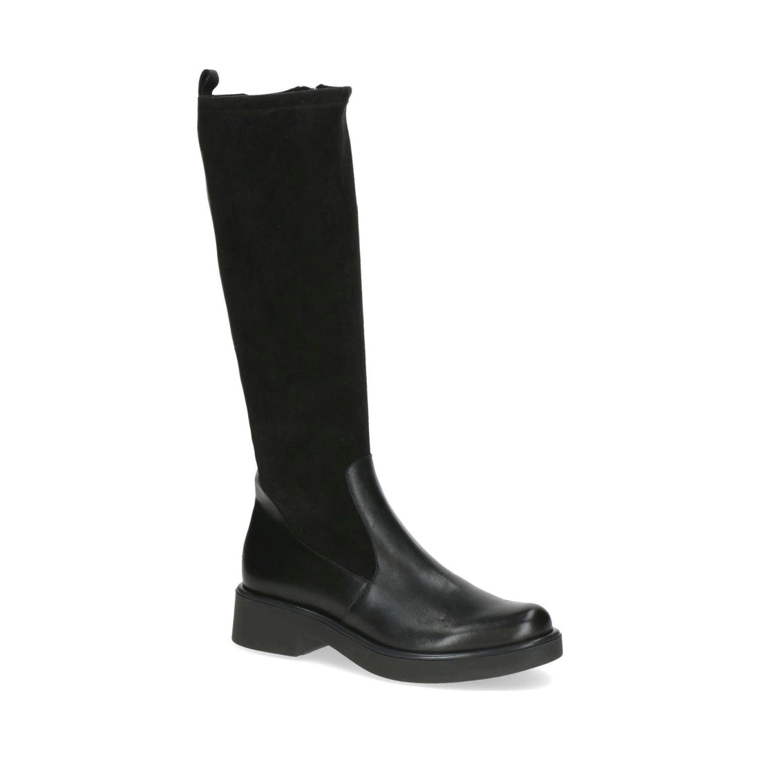 black casual closed boots