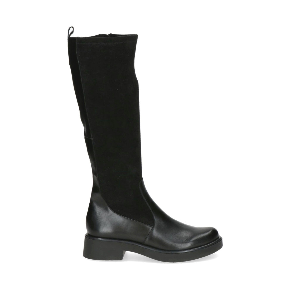 black casual closed boots