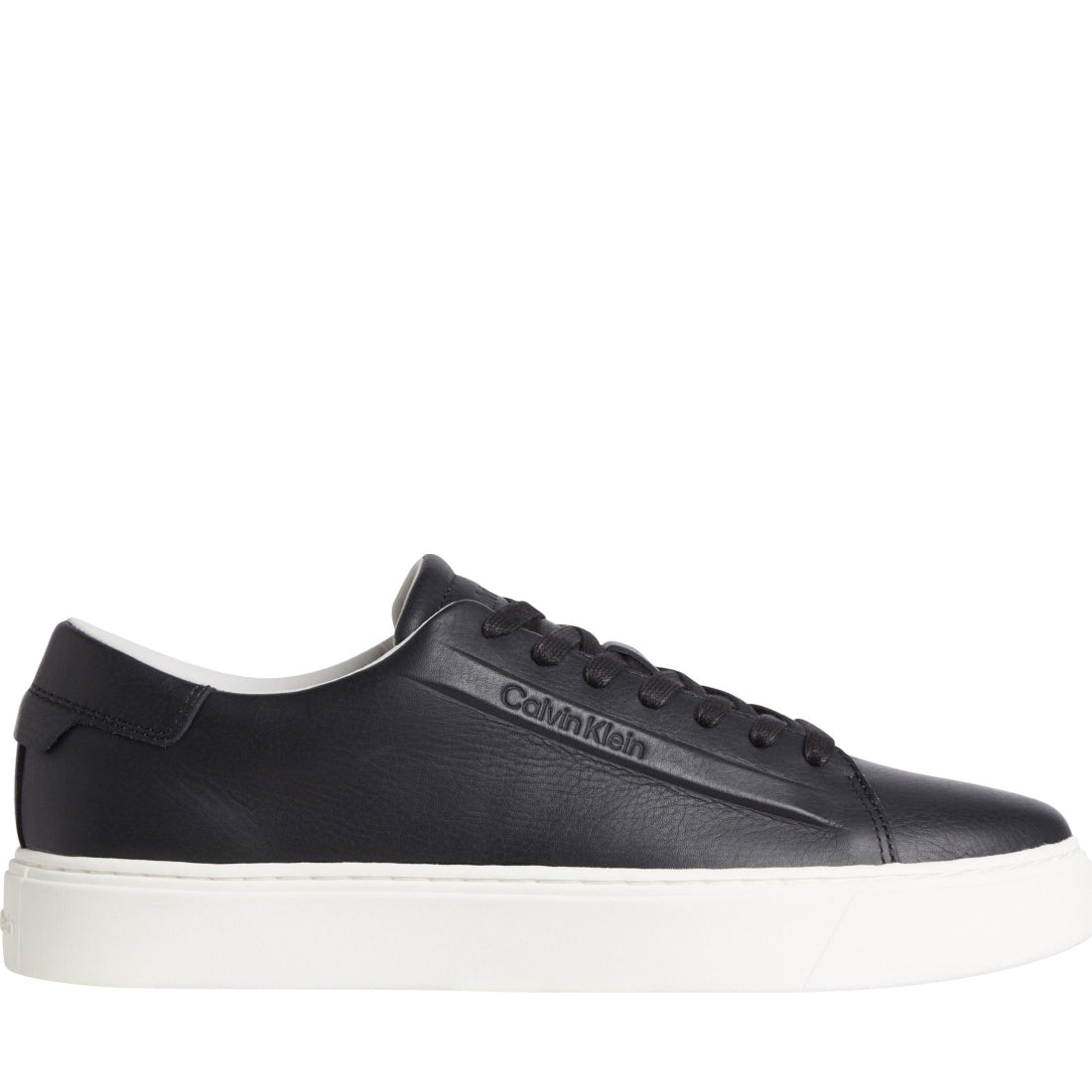 low top lace up leisure black