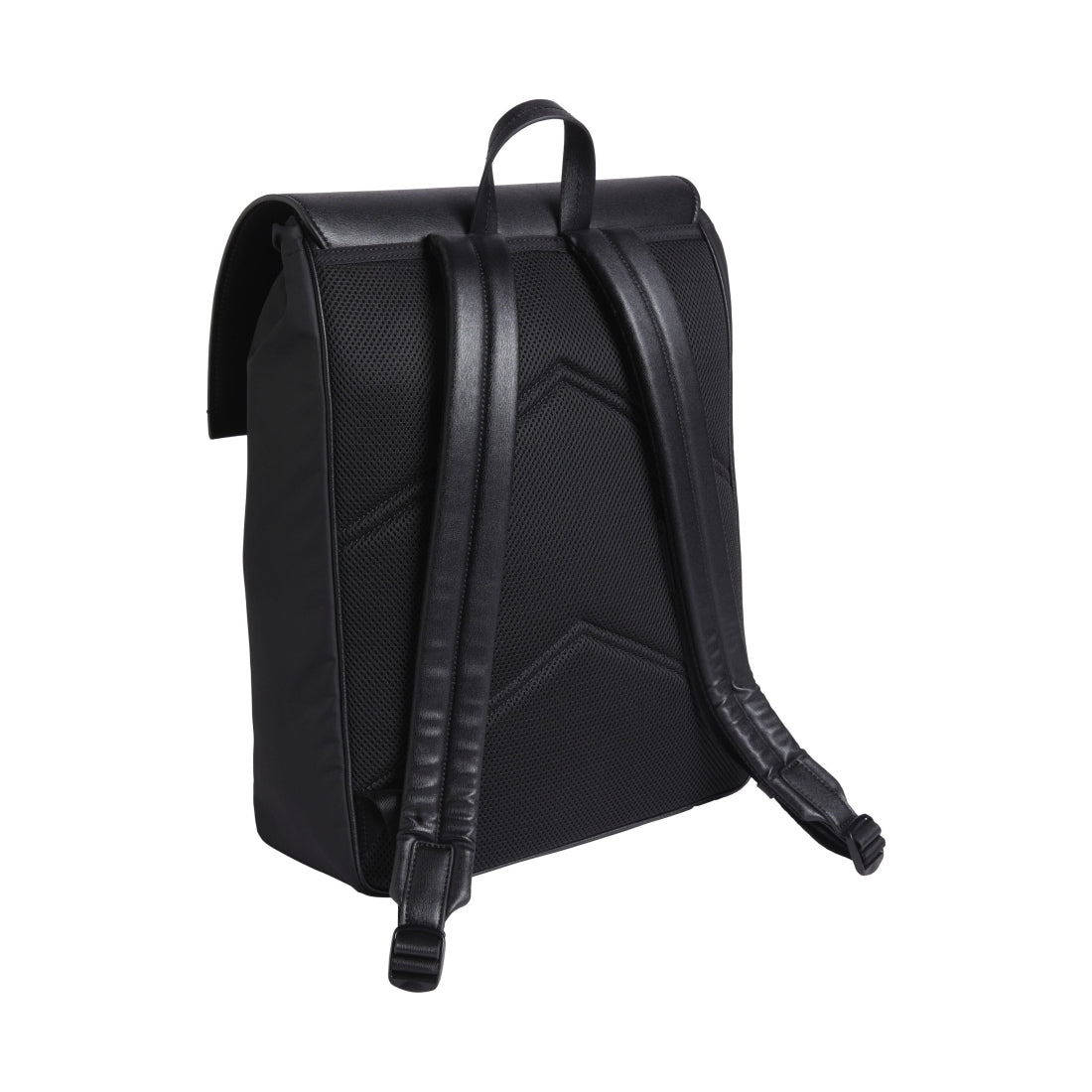 iconic plaque flap backpack