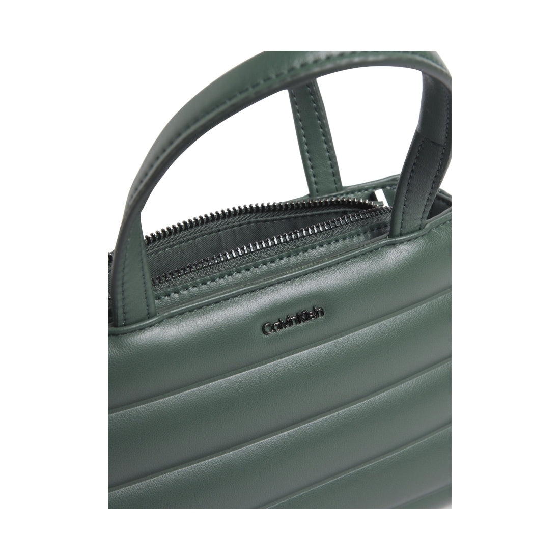 line quilt mini tote