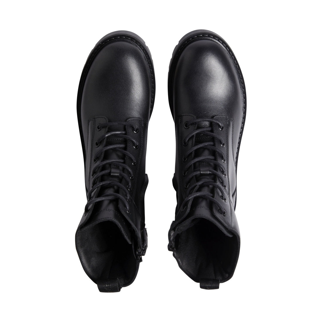 combat boot zip