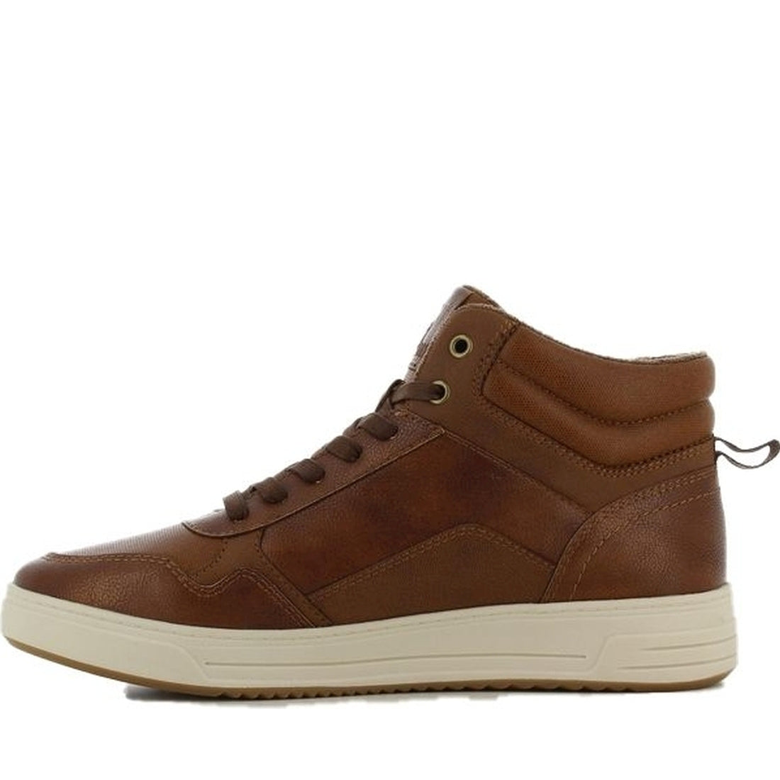 men casual high sneakers natural