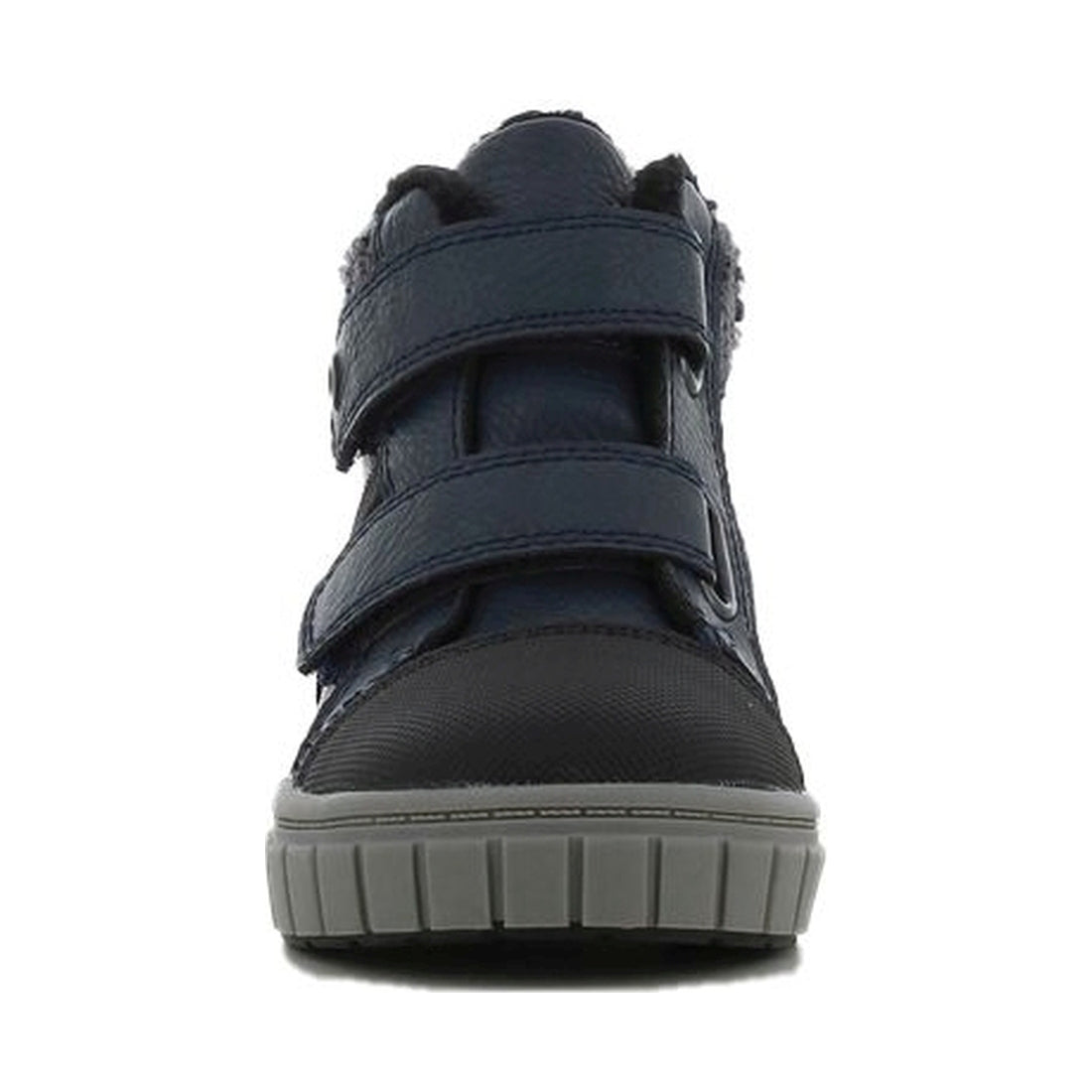 boys baby high sneakers navy grey