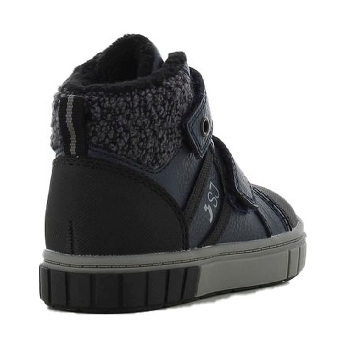 boys baby high sneakers navy grey