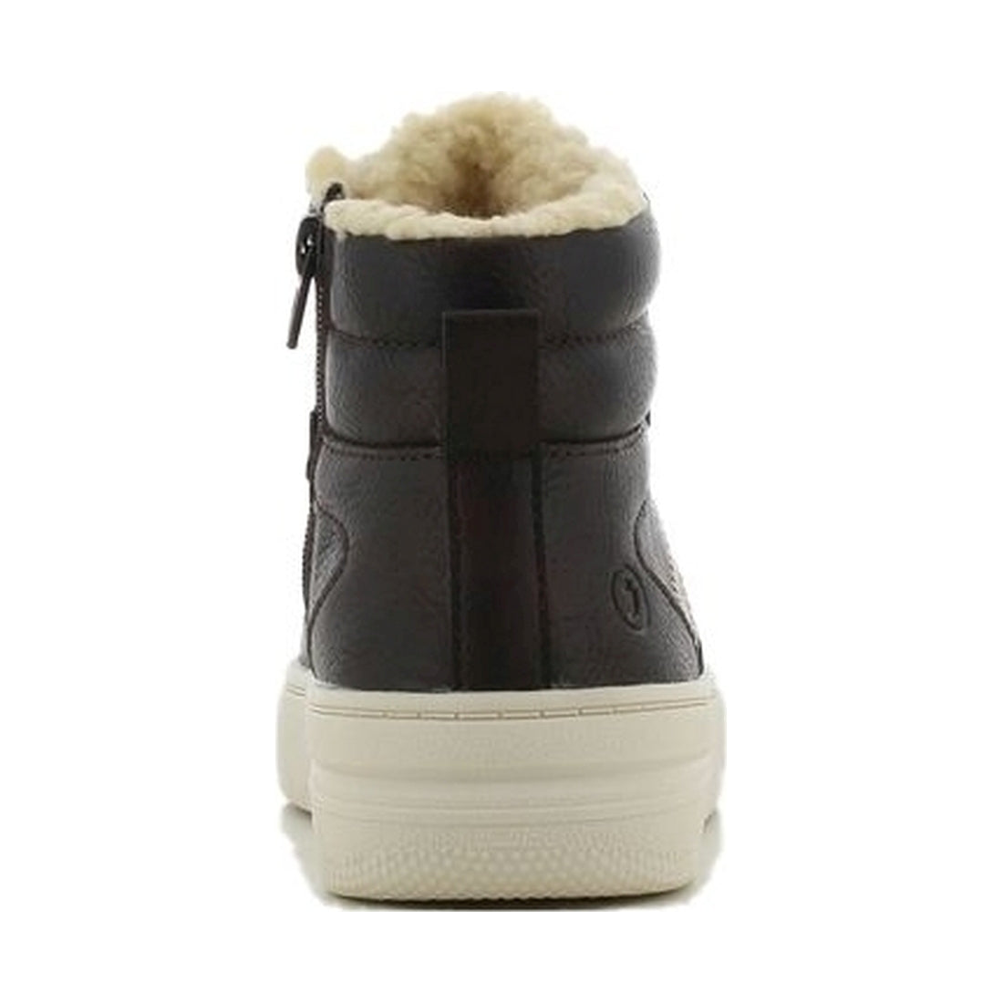 boys kids high sneakers dark brown safari
