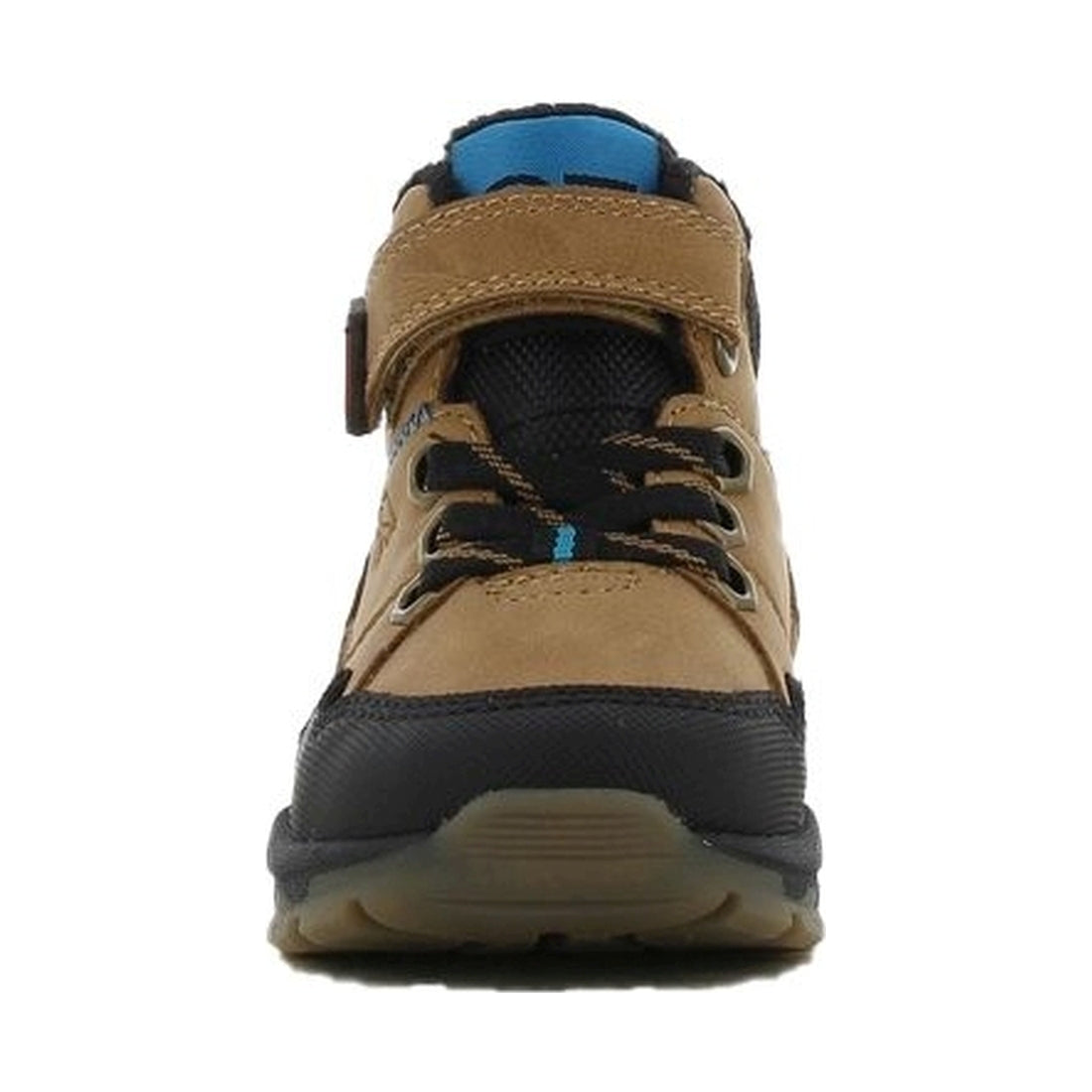 boys baby high sneakers camel dark orange
