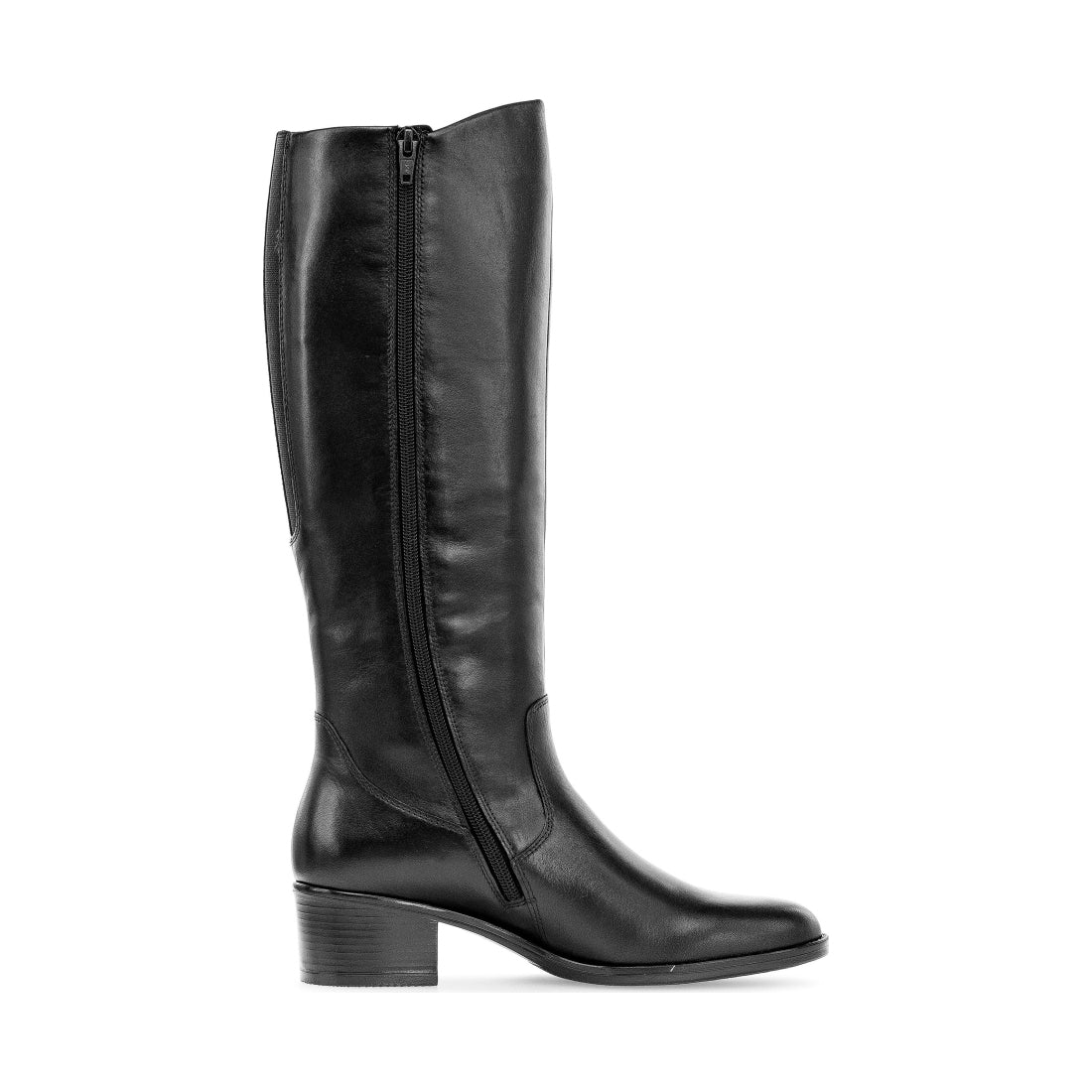 black casual closed boots