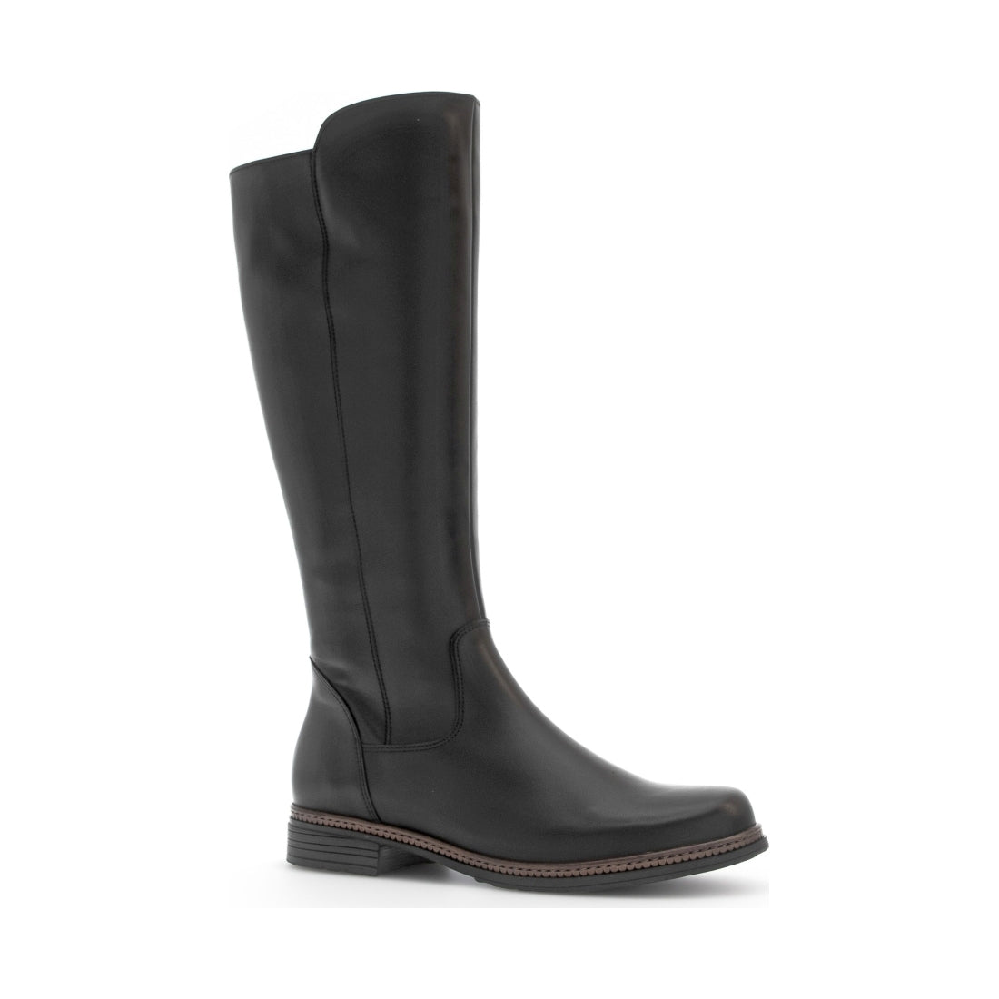 black casual closed boots