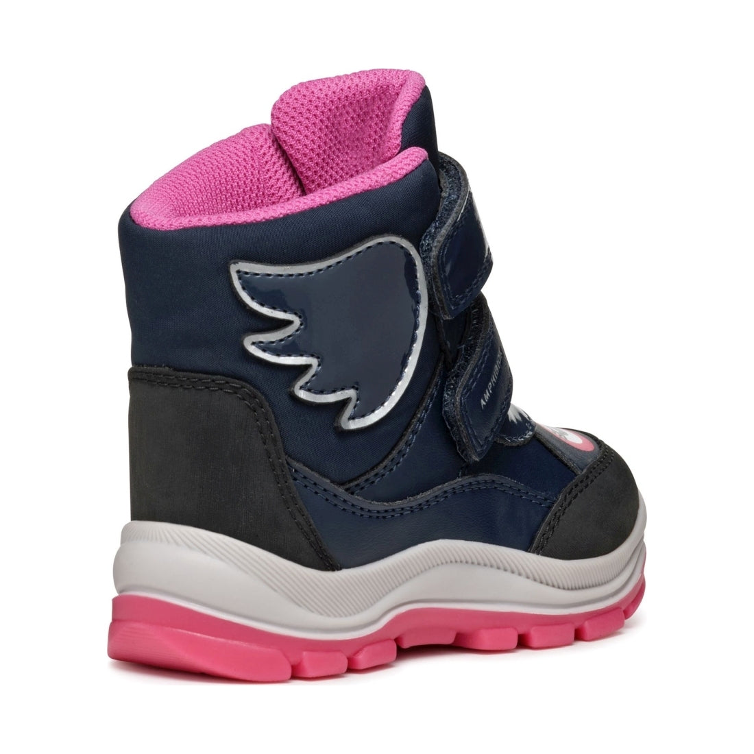 flanfil booties navy fuchsia