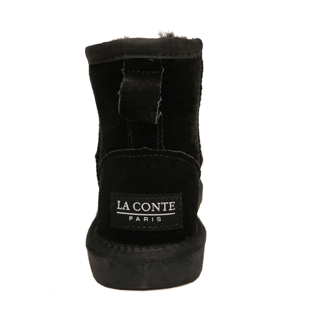 black casual closed warm boots