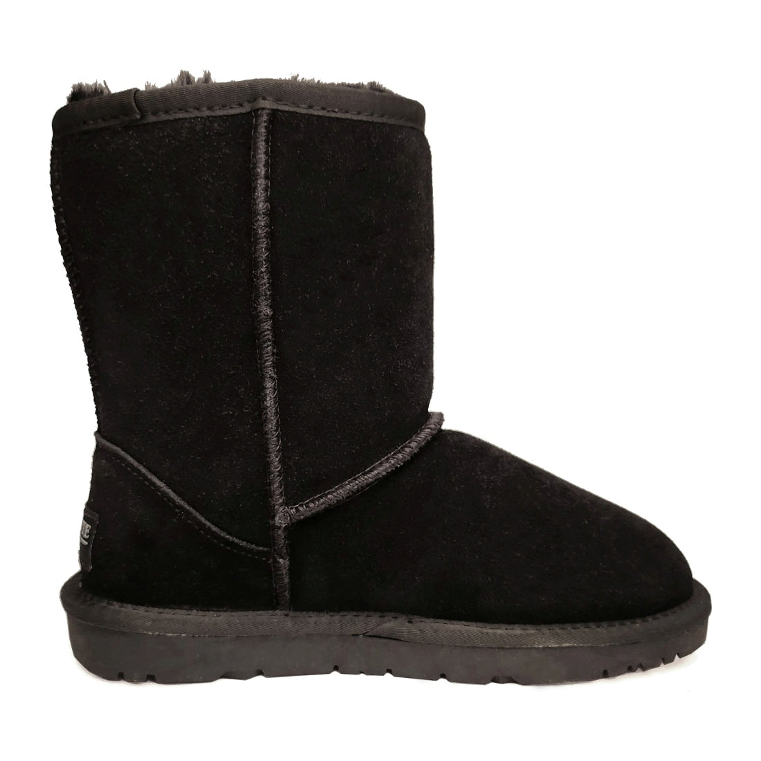 black casual closed warm boots